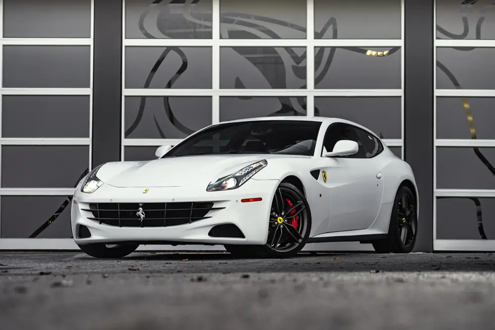White Ferrari FF